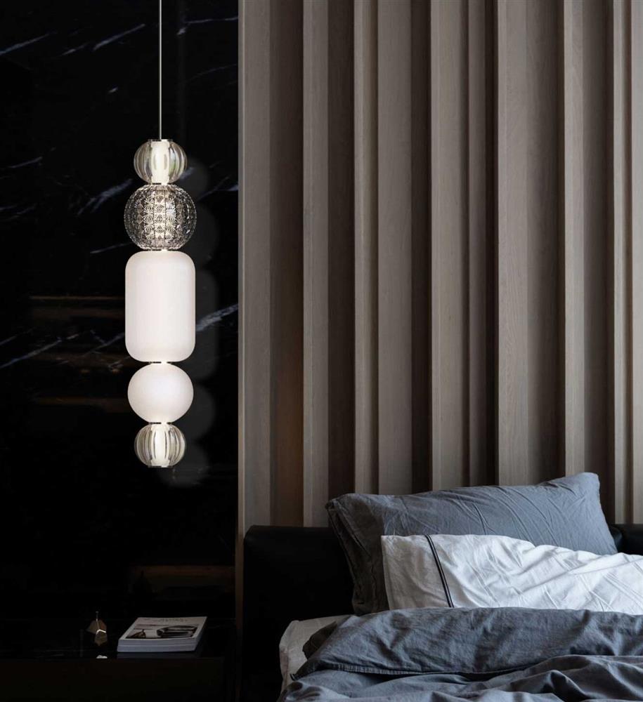 lampade sospese vetro bianco